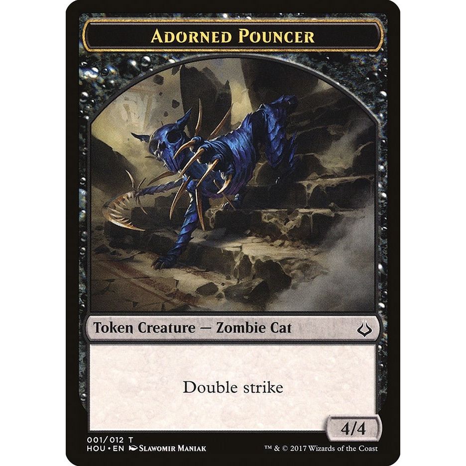 Image for Adorned Pouncer Token (1) (HOU) - Magic: The Gathering