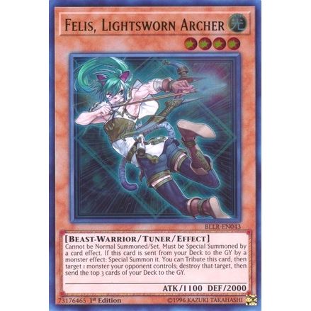 Image for Felis, Lightsworn Archer (BLLR-EN043) (BLLR) - YuGiOh