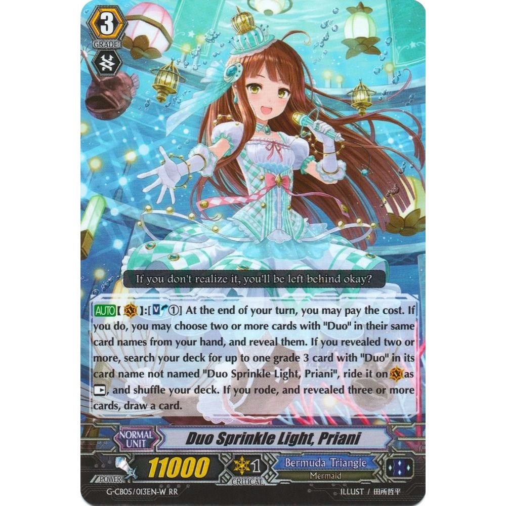 Image for Duo Sprinkle Light, Priani (White) (G-CB05/013EN W) (G-CB05) - Cardfight Vanguard