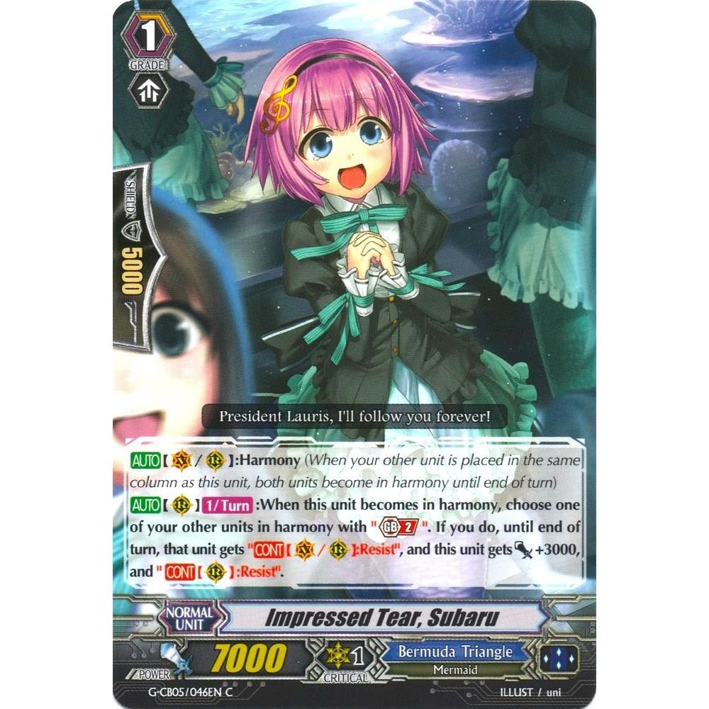 Image for Impressed Tear, Subaru (G-CB05/046EN) (G-CB05) - Cardfight Vanguard