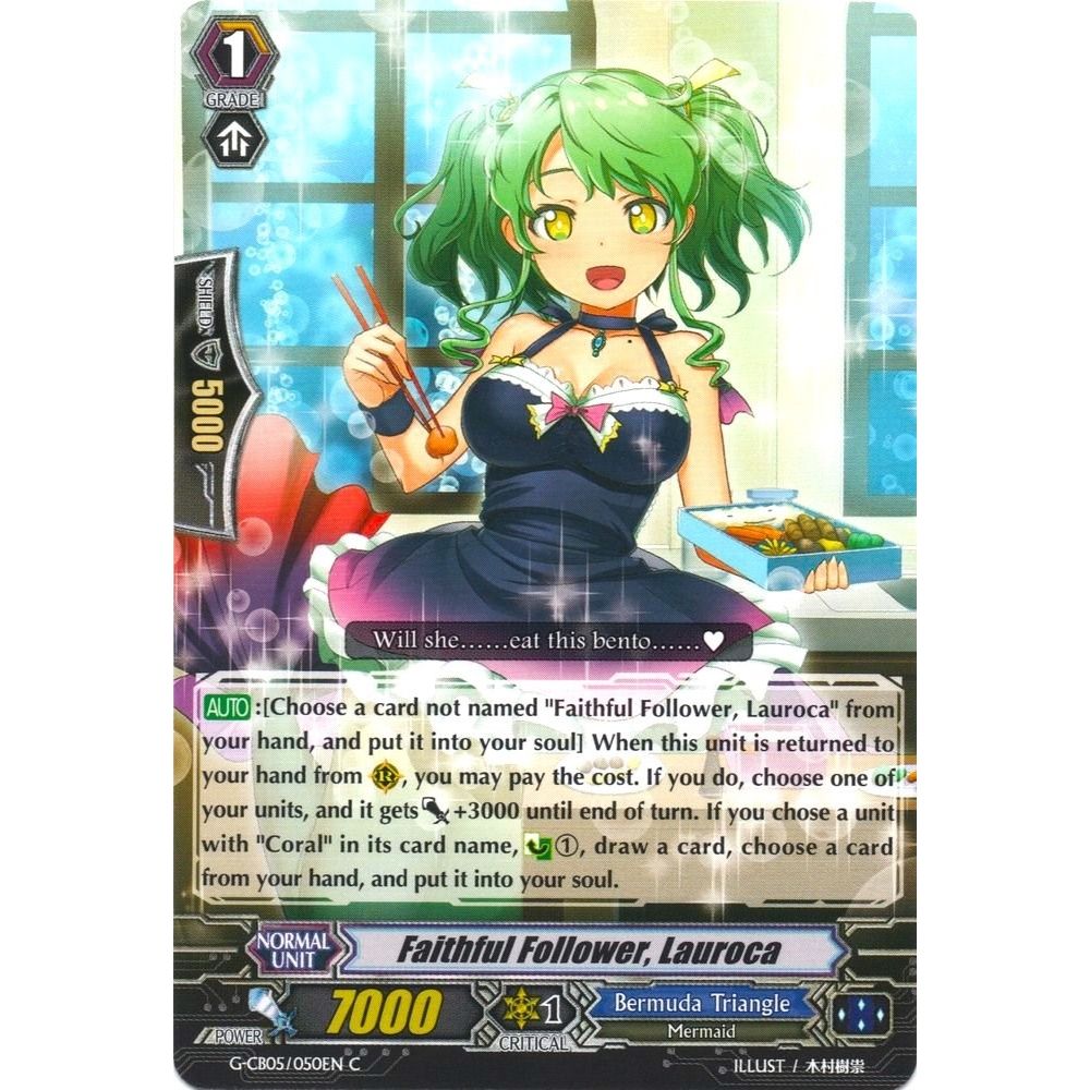 Image for Faithful Follower, Lauroca (G-CB05/050EN) (G-CB05) - Cardfight Vanguard