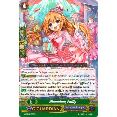 Image for Chouchou, Palffy (G-TD14/002EN) (G-TD14) - Cardfight Vanguard