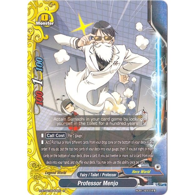 Image for Professor Menjo (X-BT02/0044EN) (X-BT02) - Future Card BuddyFight