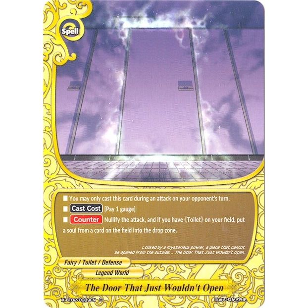 Image for The Door That Just Wouldn't Open (X-BT02/0089EN) (X-BT02) - Future Card BuddyFight