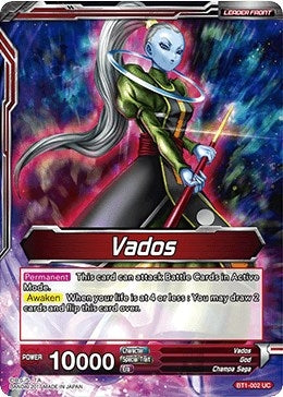 Image for Vados // Aide Vados (BT1-002) (DBS-B01) - Dragon Ball Super: Masters