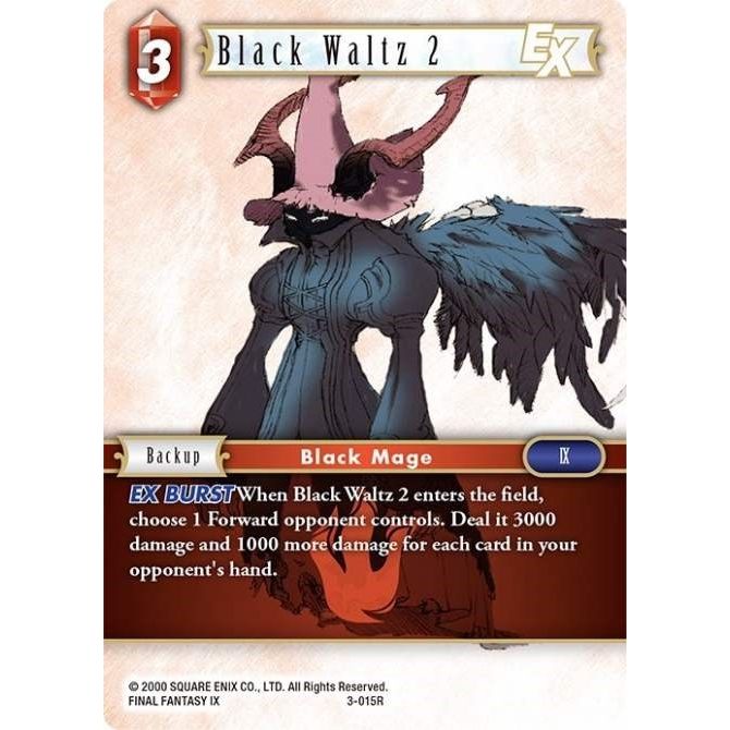 Image for Black Waltz 2 EX (3-015R) (OP3) - Final Fantasy TCG