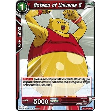 Image for Botamo of Universe 6 (BT1-019) (DBS-B01) - Dragon Ball Super: Masters