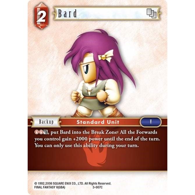 Image for Bard (3-007C) (OP3) - Final Fantasy TCG