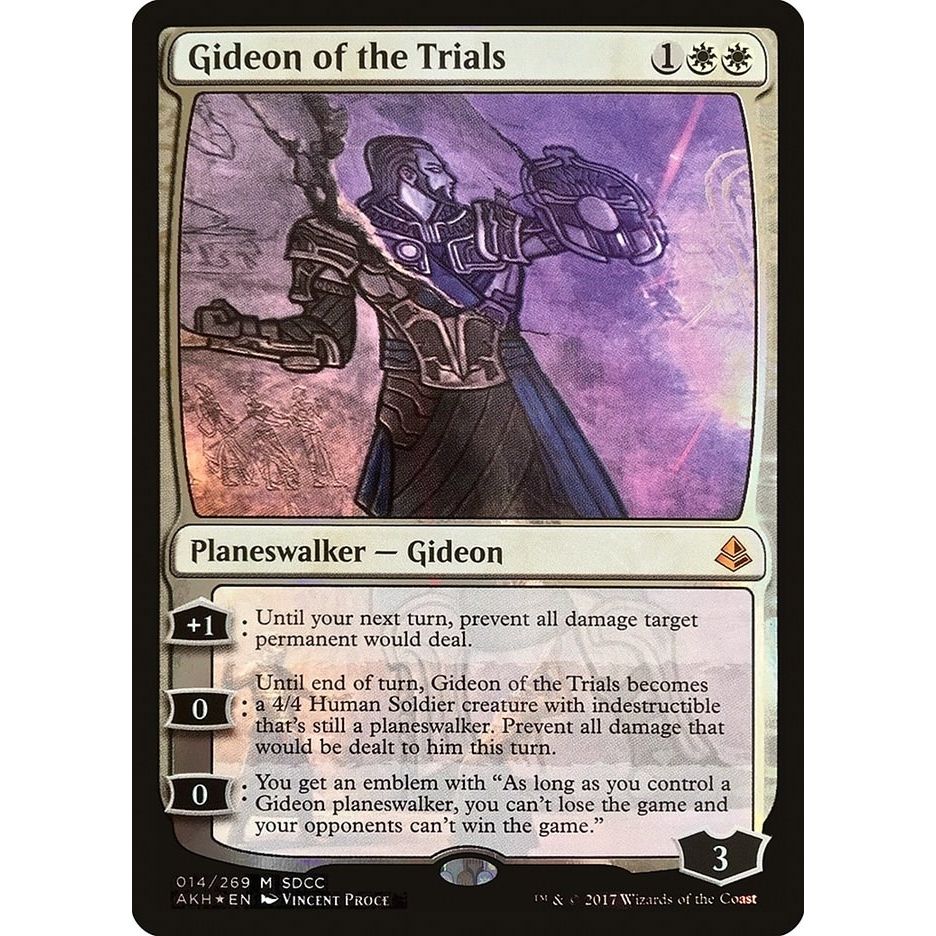 Image for Gideon of the Trials (SDCC 2017 Exclusive) (14) (MEDIA) - Magic: The Gathering