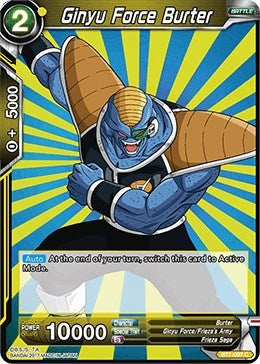 Image for Ginyu Force Burter (BT1-097) (DBS-B01) - Dragon Ball Super: Masters