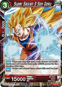 Image for Super Saiyan 3 Son Goku (Foil Version) (P-003) (PR) - Dragon Ball Super: Masters
