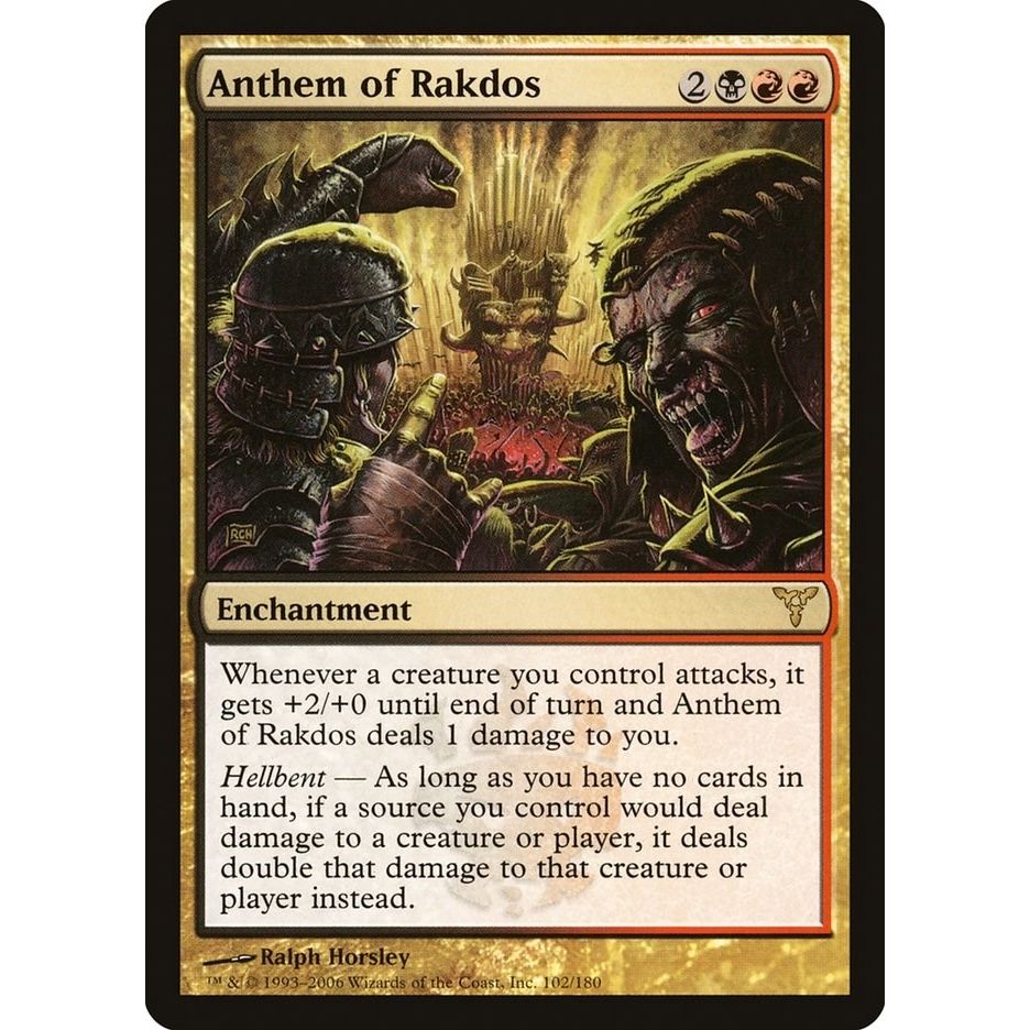Image for Anthem of Rakdos (102) (DIS) - Magic: The Gathering