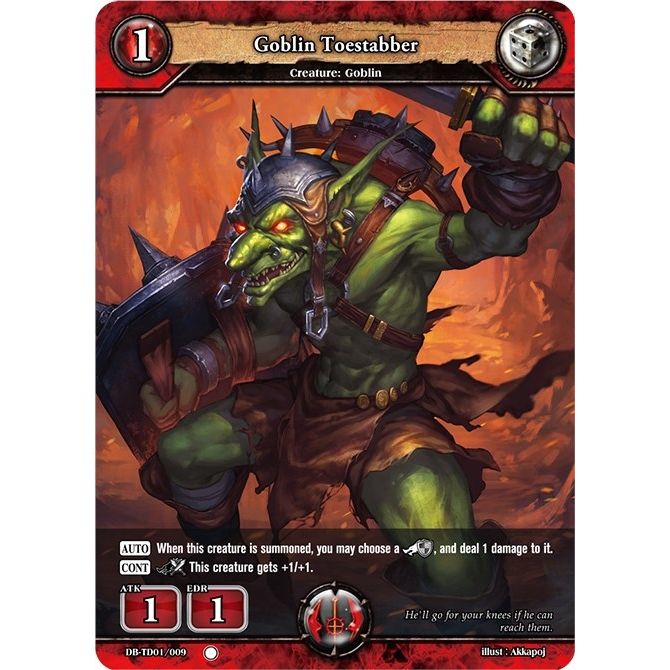 Image for Goblin Toestabber (DB-TD01/009) (TD01) - Dragoborne