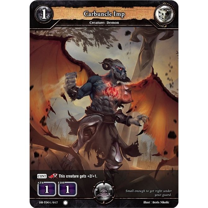 Image for Carbuncle Imp (DB-TD01/017) (TD01) - Dragoborne