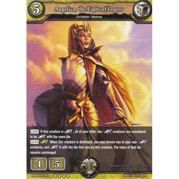 Image for Angelica, the Light of Logres (DB-BT01/002) (BP01) - Dragoborne