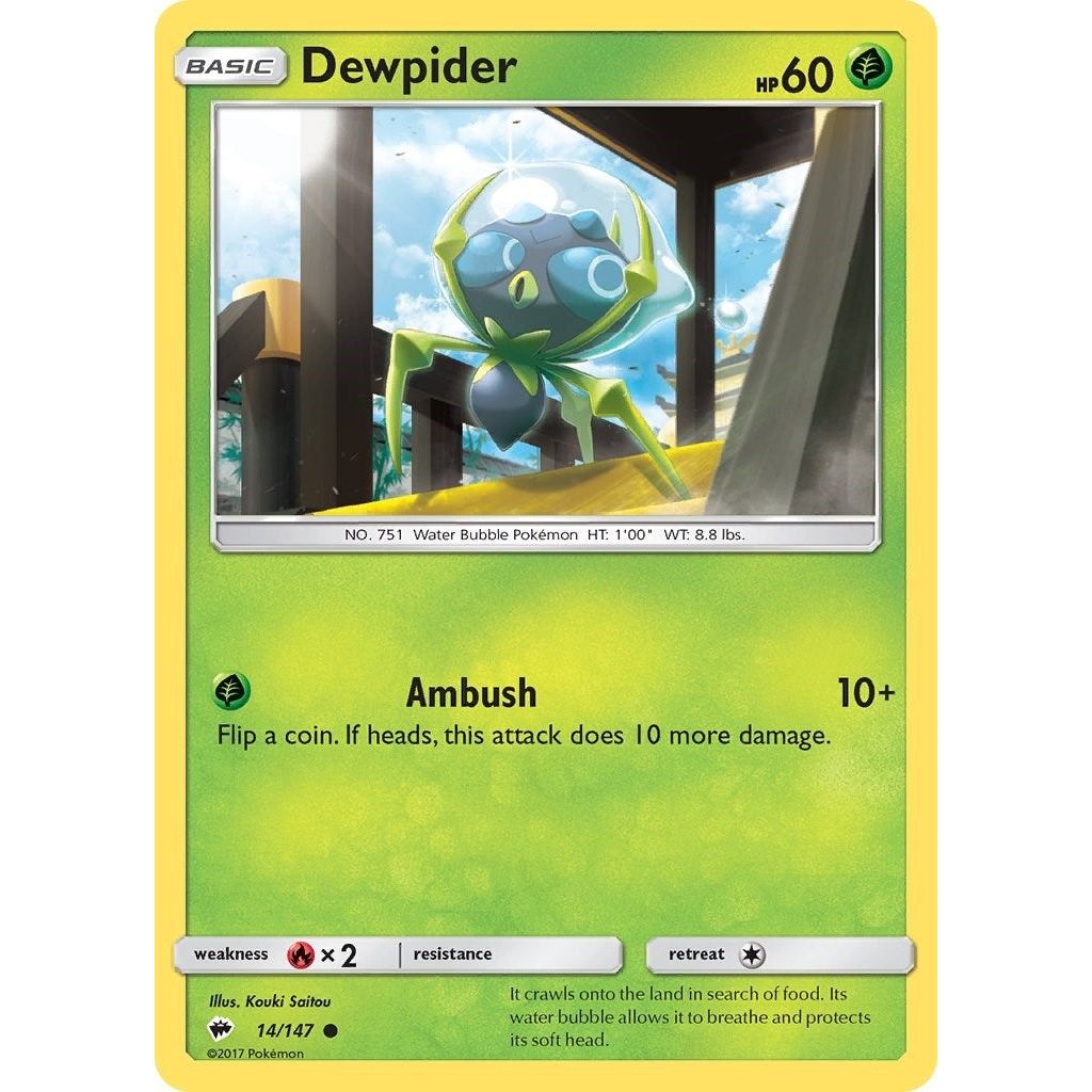 Image for Dewpider (14/147) (SM03) - Pokemon