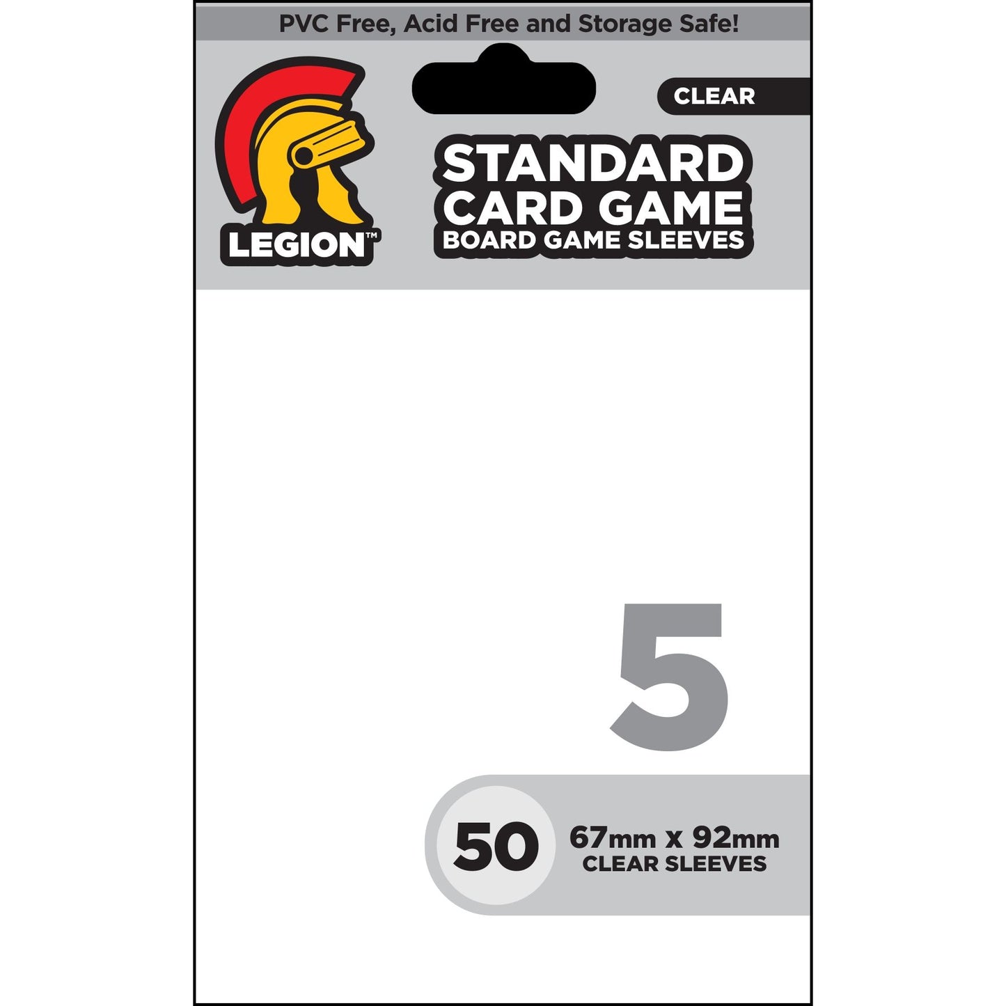 Image for Clear Board Game Sleeves - Standard Card Game (50-Pack) - Card Sleeves