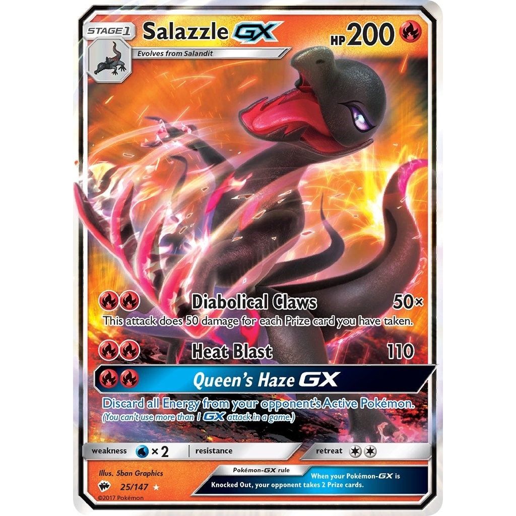 Image for Salazzle GX (25/147) (SM03) - Pokemon