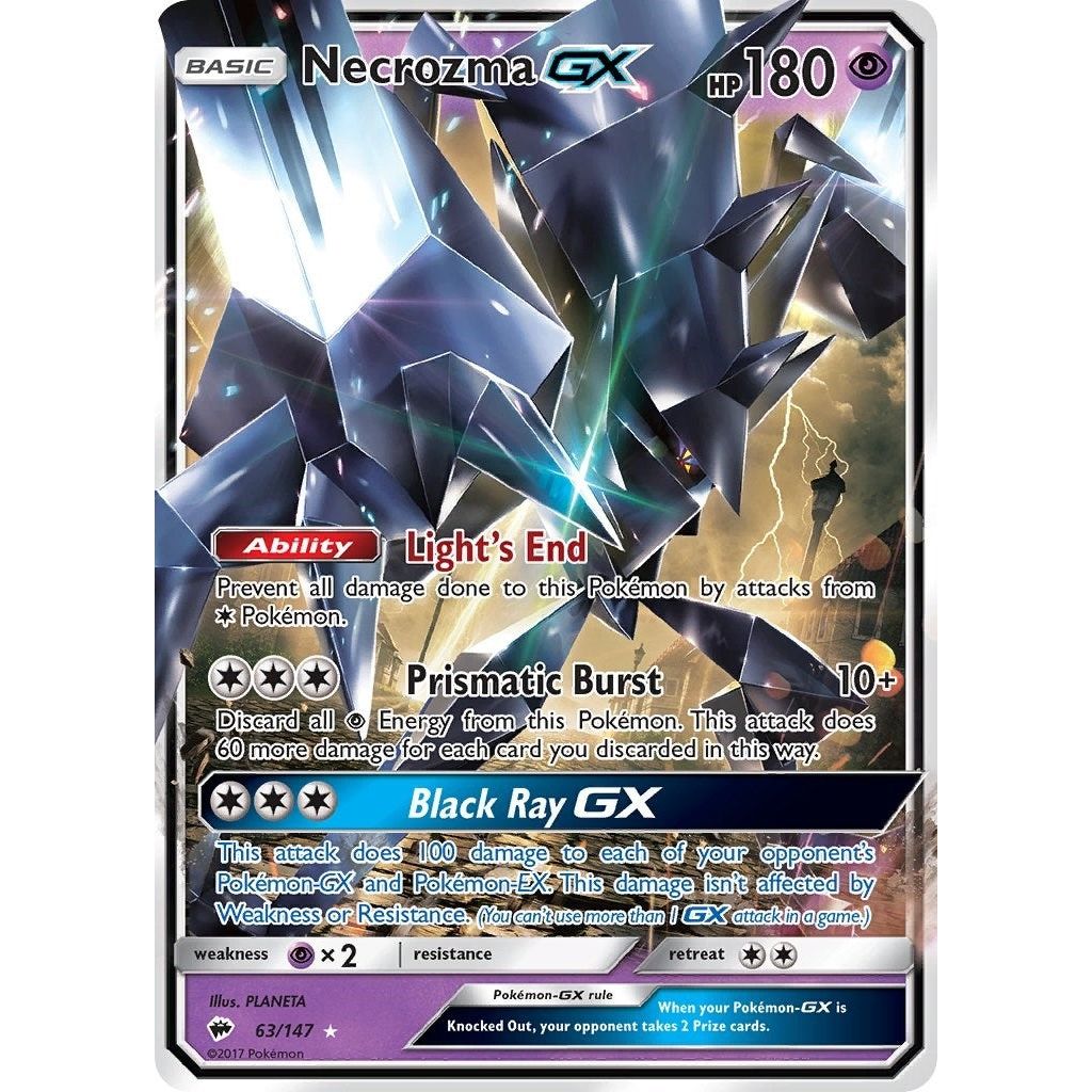 Image for Necrozma GX (63/147) (SM03) - Pokemon
