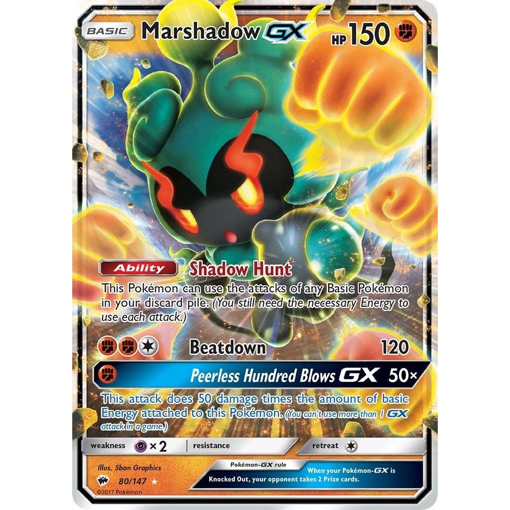 Image for Marshadow GX (80/147) (SM03) - Pokemon
