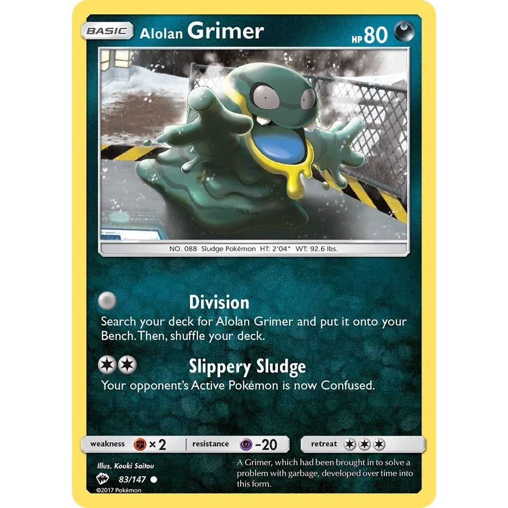 Image for Alolan Grimer (83/147) (SM03) - Pokemon