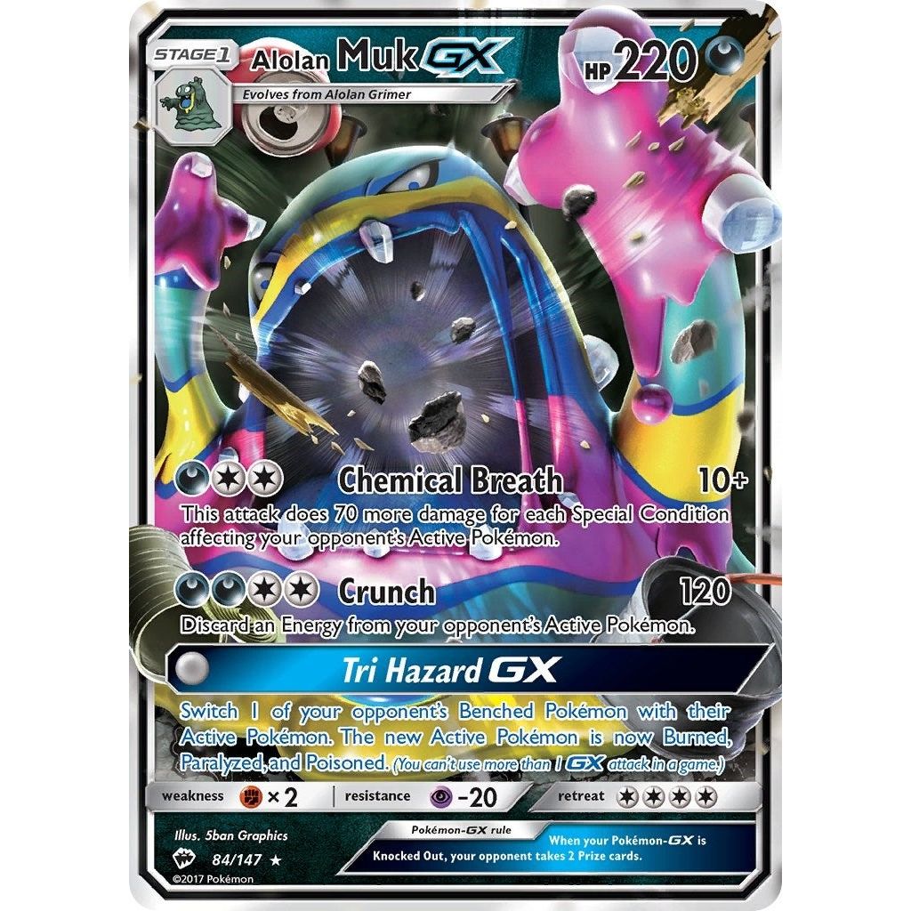 Image for Alolan Muk GX (84/147) (SM03) - Pokemon