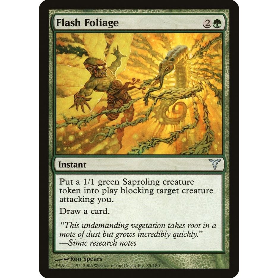 Image for Flash Foliage (85) (DIS) - Magic: The Gathering