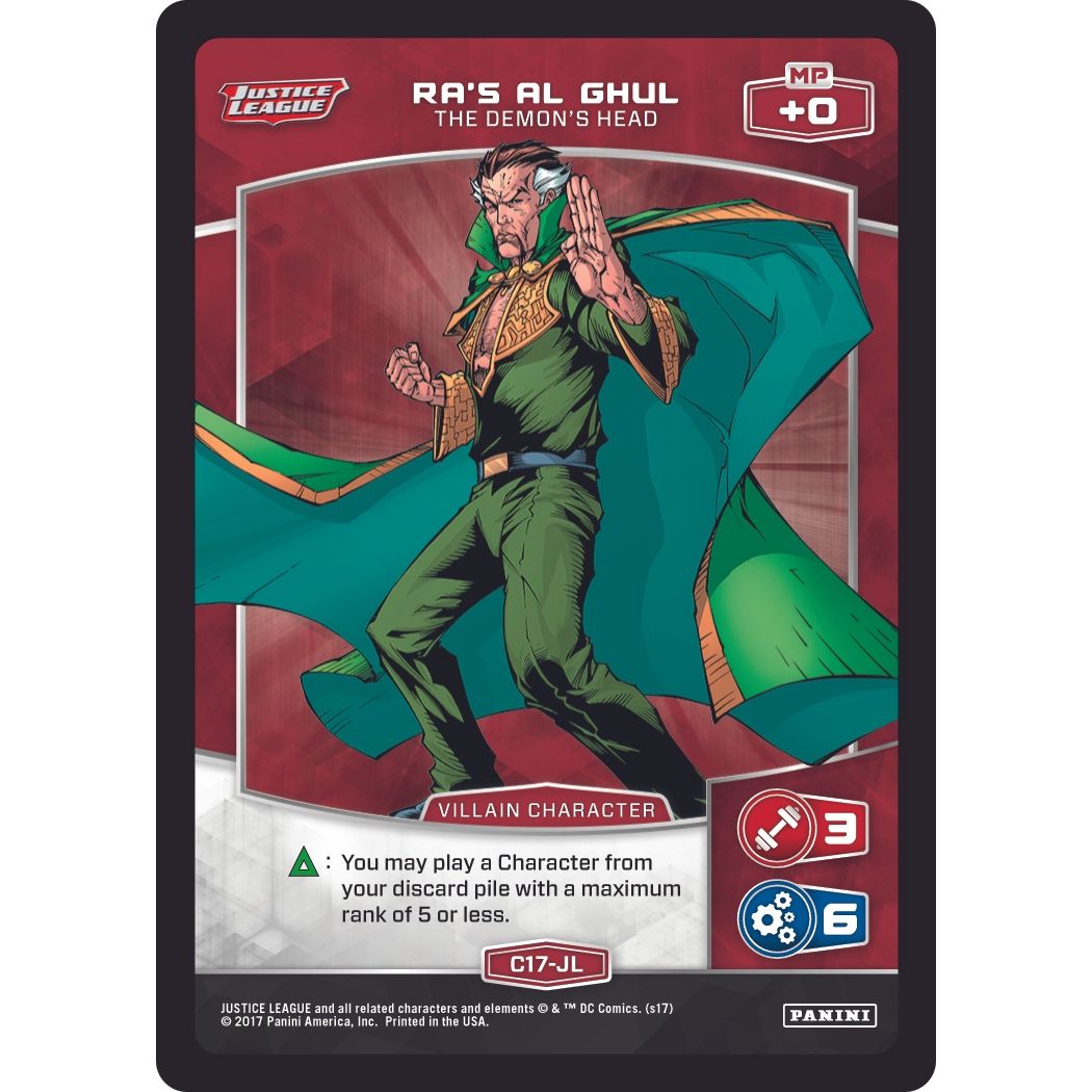 Image for Ra's Al Ghul - The Demon's Head (C17-JL) (JL) - MetaX TCG
