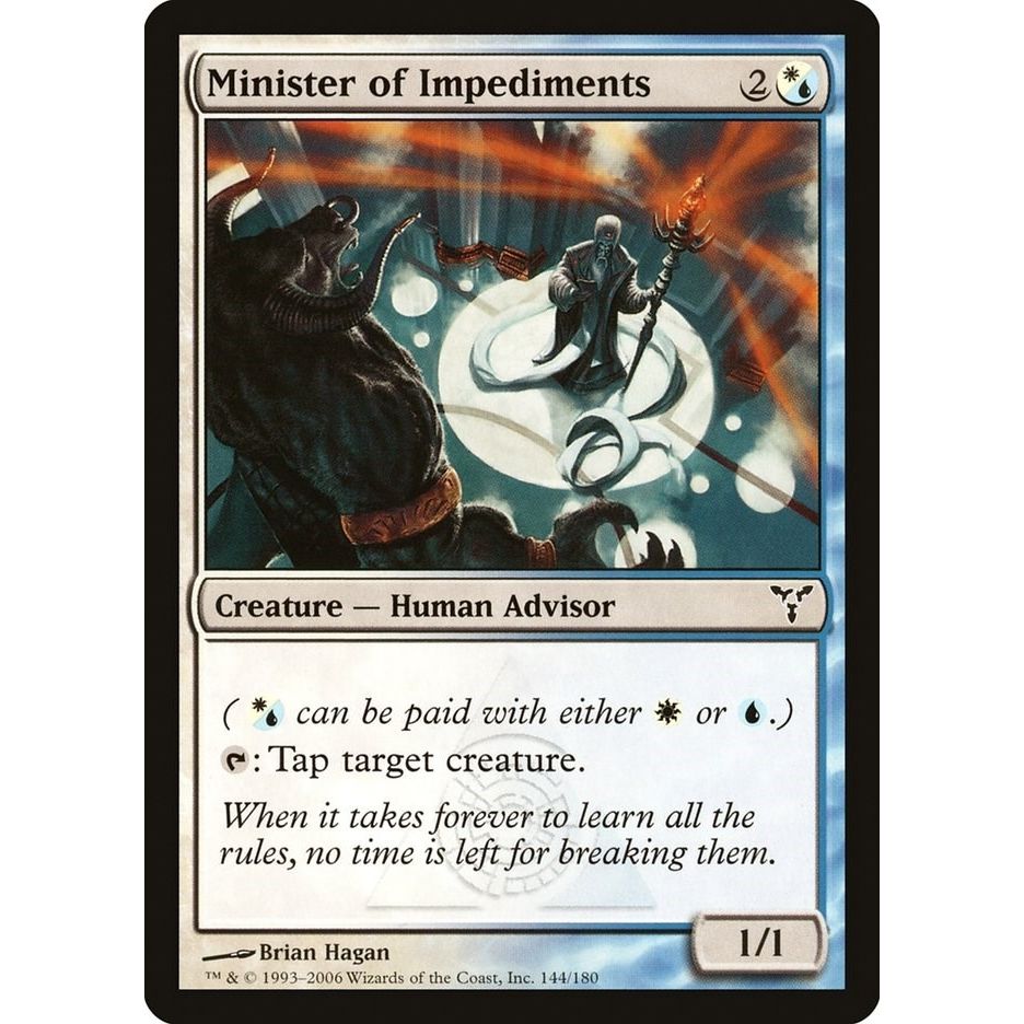 Image for Minister of Impediments (144) (DIS) - Magic: The Gathering
