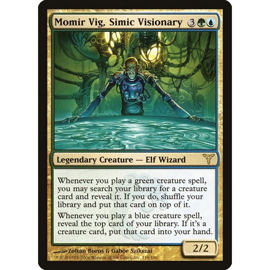 Image for Momir Vig, Simic Visionary (118) (DIS) - Magic: The Gathering