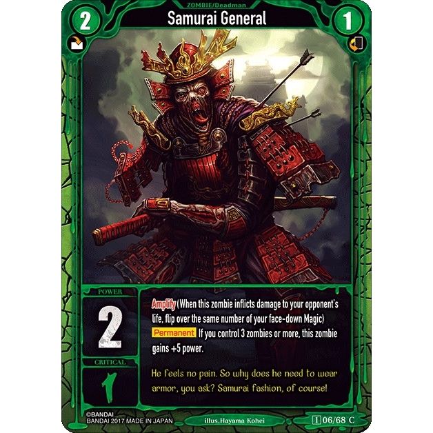 Image for Samurai General (6) (ZWO1) - Zombie World Order TCG