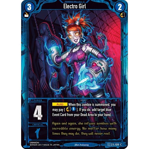 Image for Electro Girl (21) (ZWO1) - Zombie World Order TCG