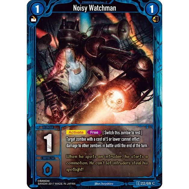 Image for Noisy Watchman (22) (ZWO1) - Zombie World Order TCG
