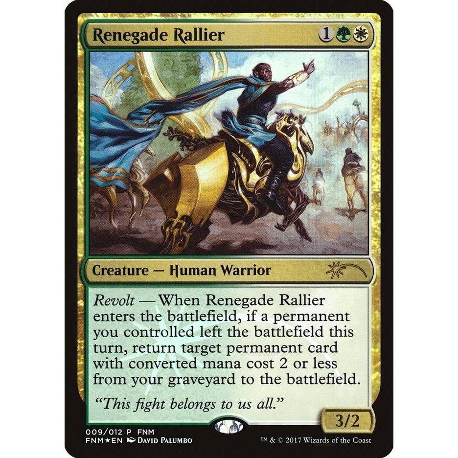 Image for Renegade Rallier (9) (FNM) - Magic: The Gathering