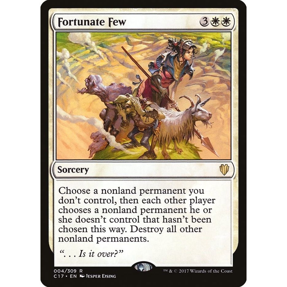Image for Fortunate Few (4) (C17) - Magic: The Gathering