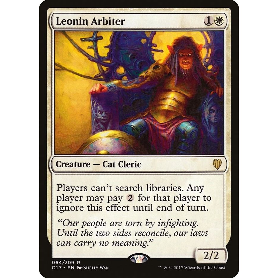 Image for Leonin Arbiter (64) (C17) - Magic: The Gathering