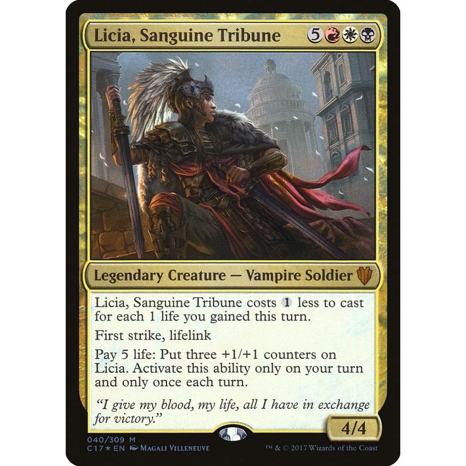 Image for Licia, Sanguine Tribune (40) (C17) - Magic: The Gathering