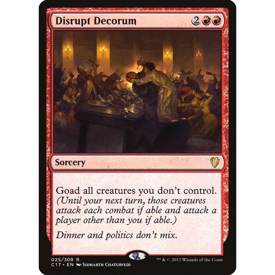 Image for Disrupt Decorum (25) (C17) - Magic: The Gathering