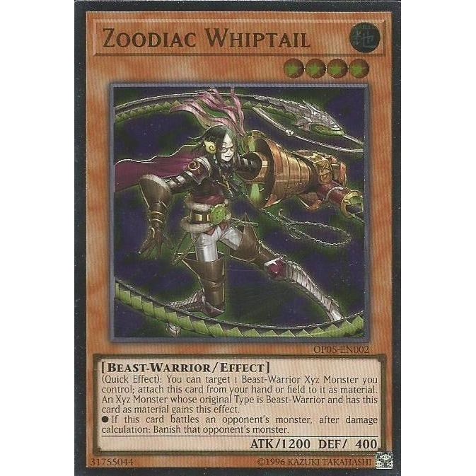 Image for Zoodiac Whiptail (UTR) (OP05-EN002) (OP05) - YuGiOh