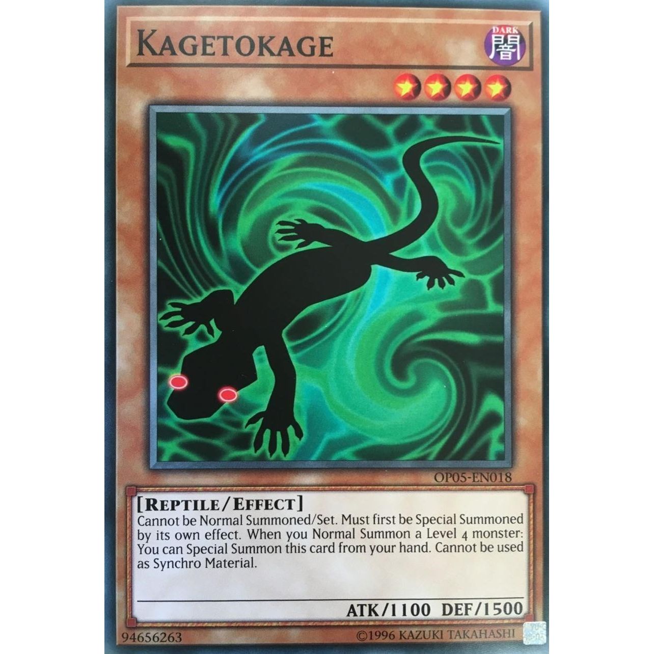 Image for Kagetokage (OP05-EN018) (OP05) - YuGiOh