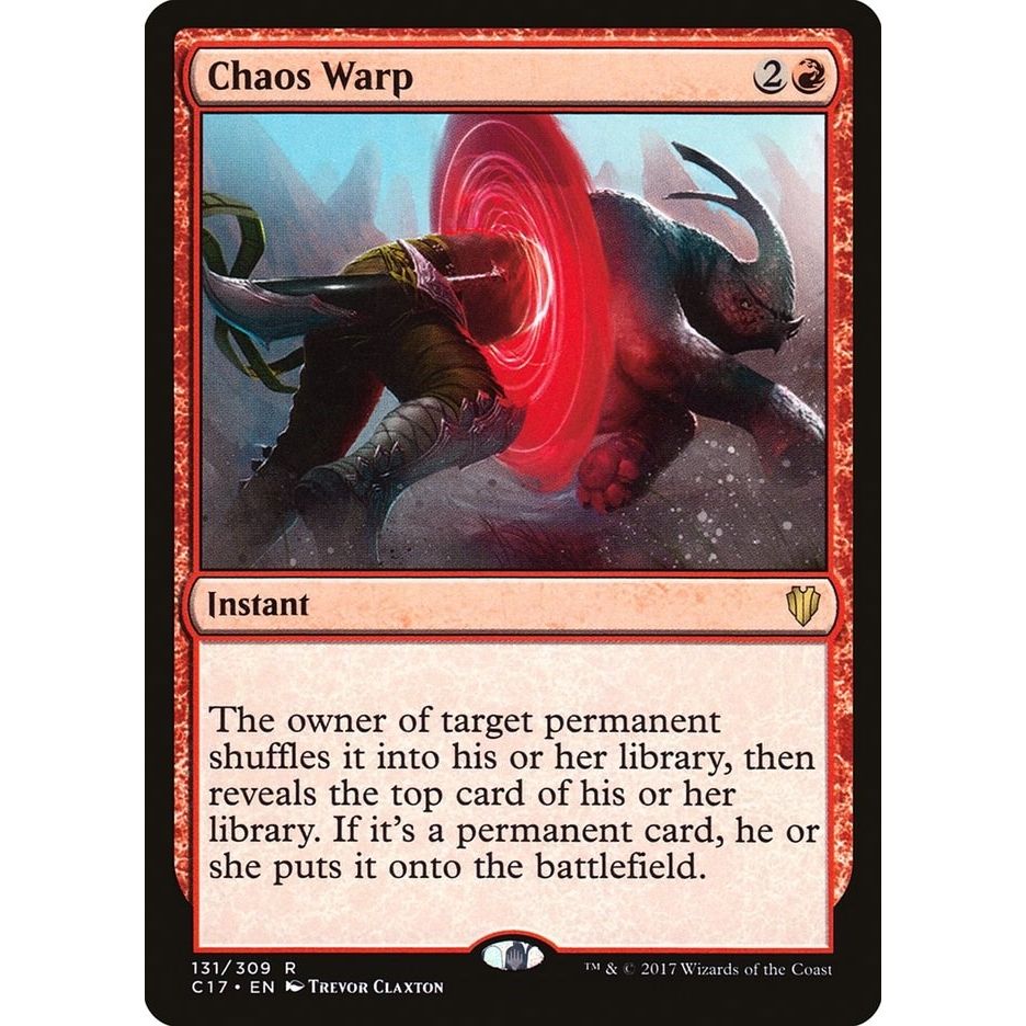 Image for Chaos Warp (131) (C17) - Magic: The Gathering