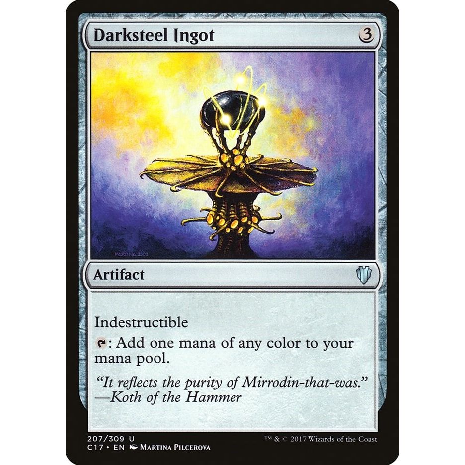 Image for Darksteel Ingot (207) (C17) - Magic: The Gathering