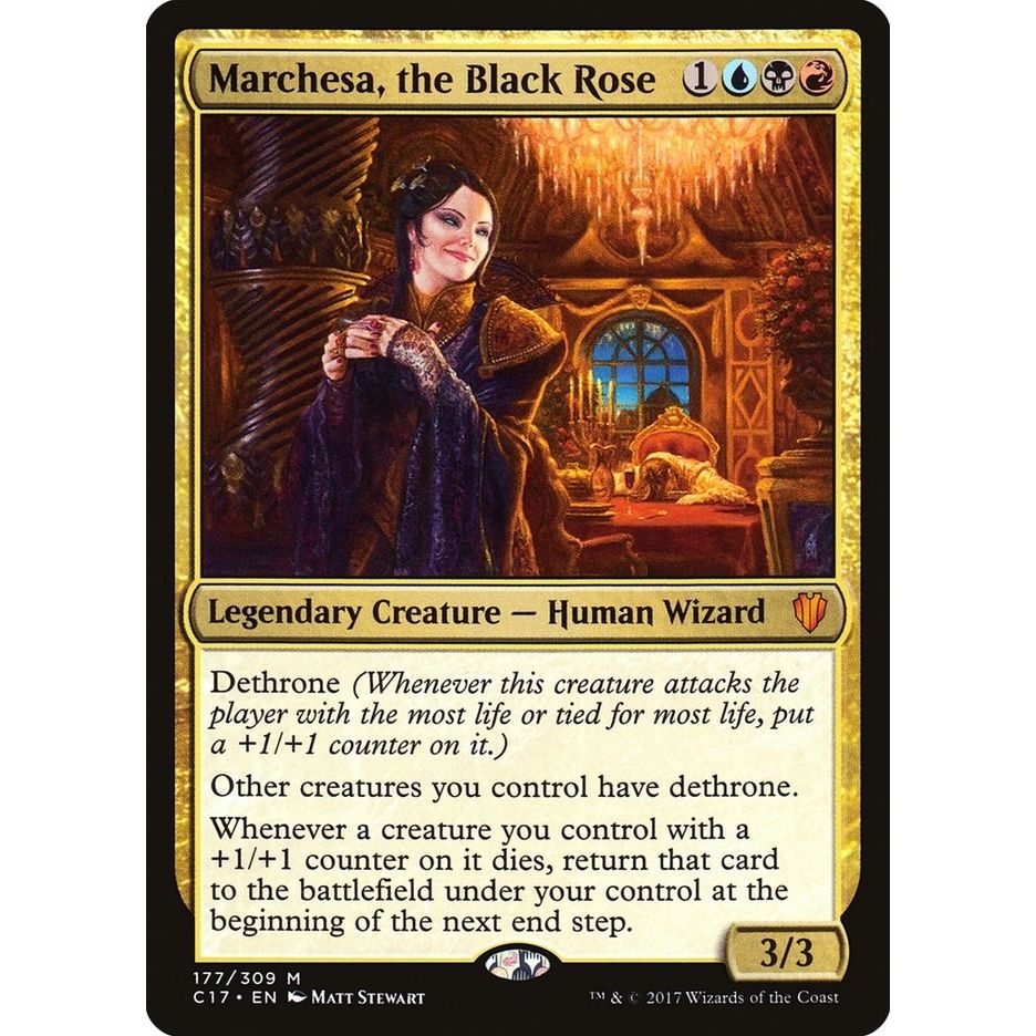 Image for Marchesa, the Black Rose (177) (C17) - Magic: The Gathering