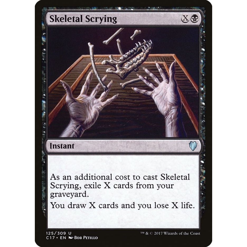 Image for Skeletal Scrying (125) (C17) - Magic: The Gathering