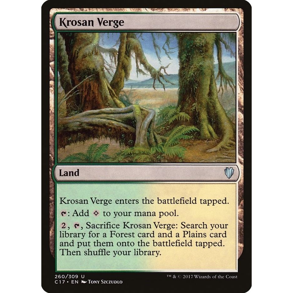 Image for Krosan Verge (260) (C17) - Magic: The Gathering