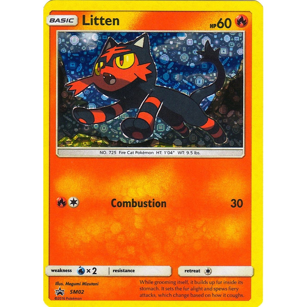 Image for Litten - SM02 (General Mills Promo) (SM02) (MCAP) - Pokemon