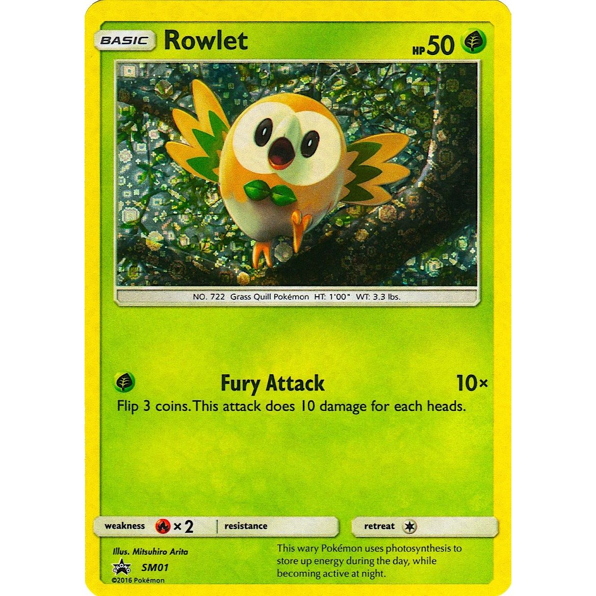 Image for Rowlet - SM01 (General Mills Promo) (SM01) (MCAP) - Pokemon