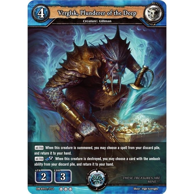 Image for Vrrglsk, Plunderer of the Deep (DB-BT01/054) (BP01) - Dragoborne