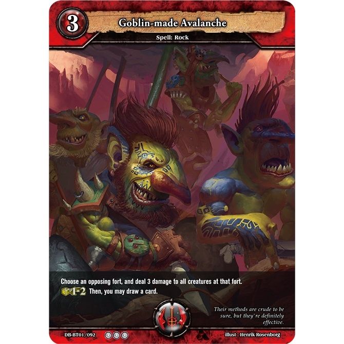 Image for Goblin-made Avalanche (DB-BT01/092) (BP01) - Dragoborne