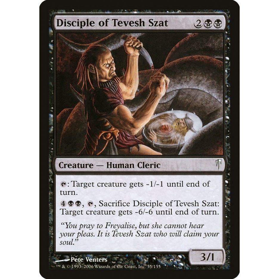 Image for Disciple of Tevesh Szat (55) (CSP) - Magic: The Gathering